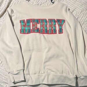 “Merry” Cream Sweater